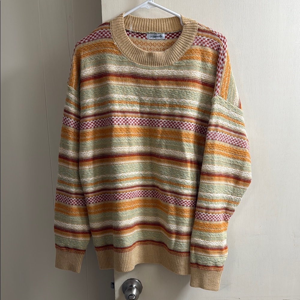 Magnolia Boutique Colorful Striped Sweater